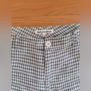 Linen reformation pants